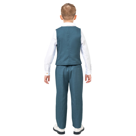 Children’s 4-Piece Linen Suit – Perfect for Weddings & Parties
