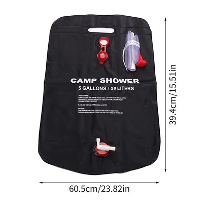 Outdoor 20L Foldable Camp Shower Bag