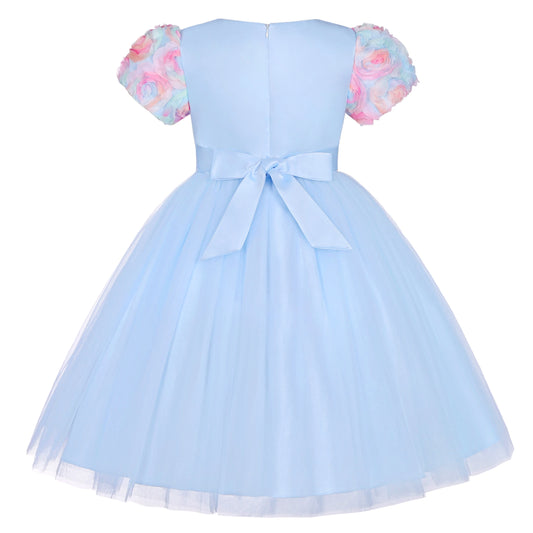 Little Girl’s Bow Dress – Birthday & Party Wear