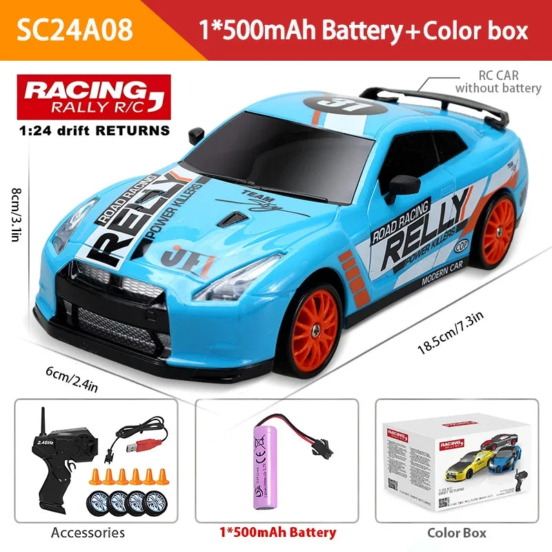 2.4G 4WD AE86/GTR RC Drift Car – High-Speed Racing Fun
