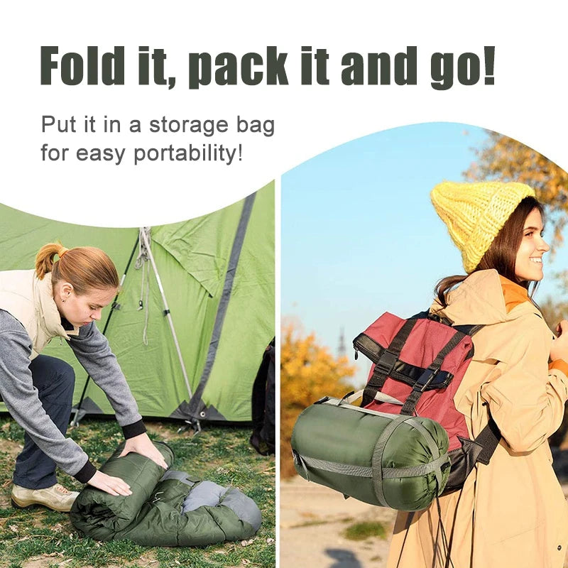 PACOONE Camping Sleeping Bag Backpack