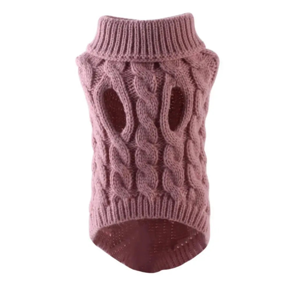 Cozy Pet Sweater – Warm Knitted Clothes for Dogs & Small Pets