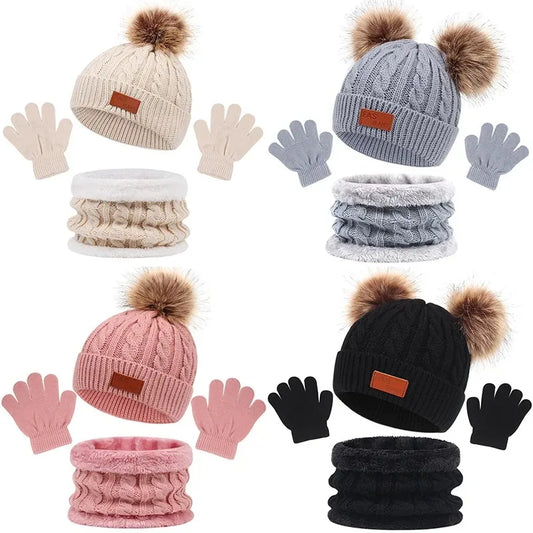 3-Piece Winter Essentials for Babies – Soft & Snuggly Set