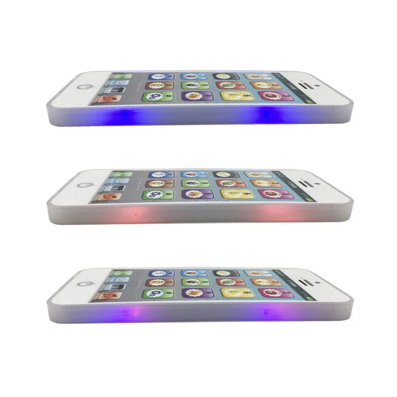 Children's Simulation Phone – Musical Educational Toy with Light & Sound