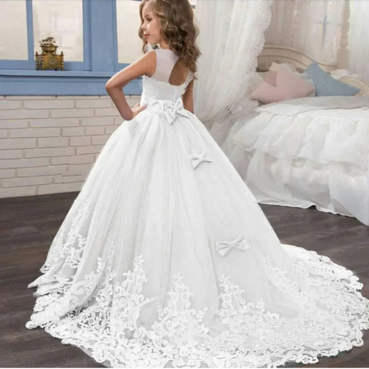 Princess Party Dress – Lace Formal Dress for Girls