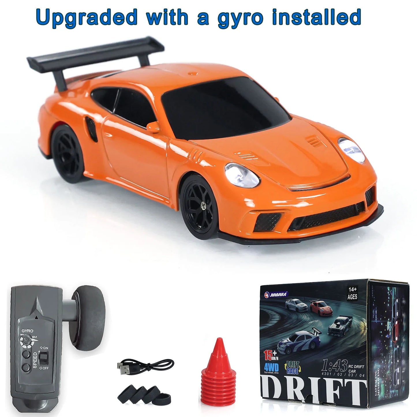 1/43 4WD Mini RC Drift Car – High-Speed Racing