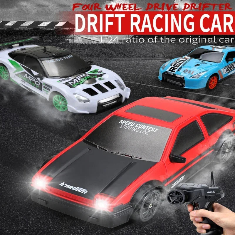 2.4G 4WD AE86/GTR RC Drift Car – High-Speed Racing Fun