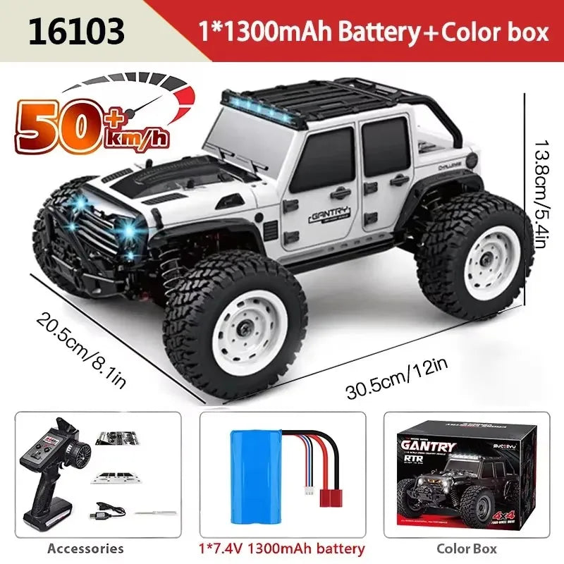 1:16 4WD High-Speed RC Car – 70KM/H Monster Drift Truck