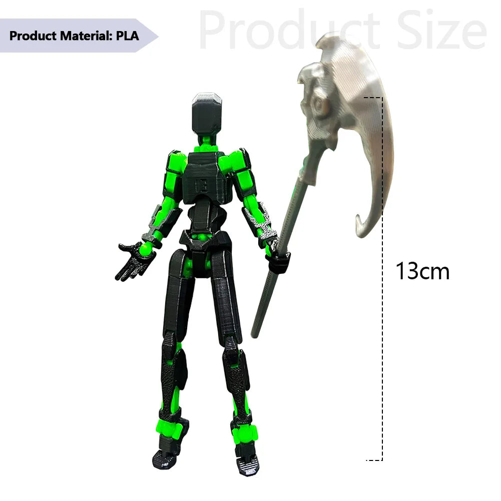 Desk Toy & Gift – 3D Multi-Jointed Action Figure for Him
