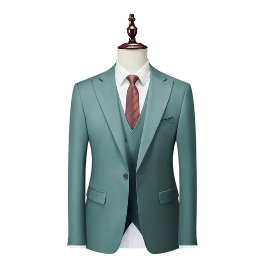 Groom & Business Wear – Italian Slim Gentleman Suit Blazer