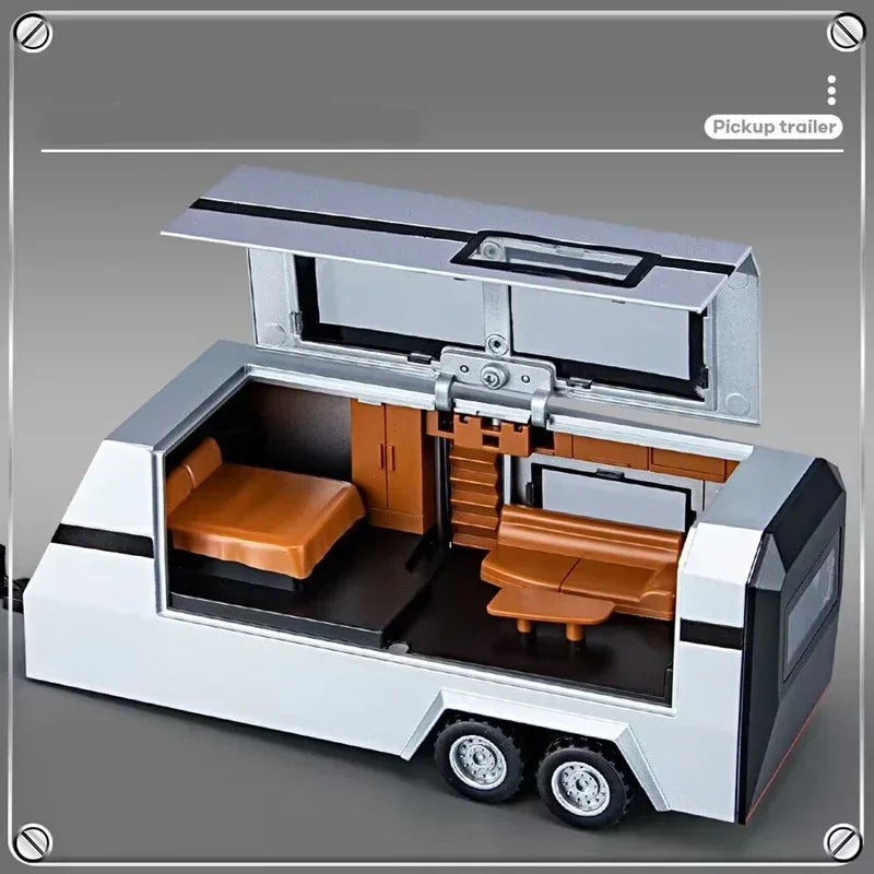 1/32 Tesla Cybertruck Diecast Model with Sound & Light - Perfect Gift