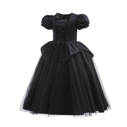 Girls Black Witch Halloween Costume – Luxury Dress