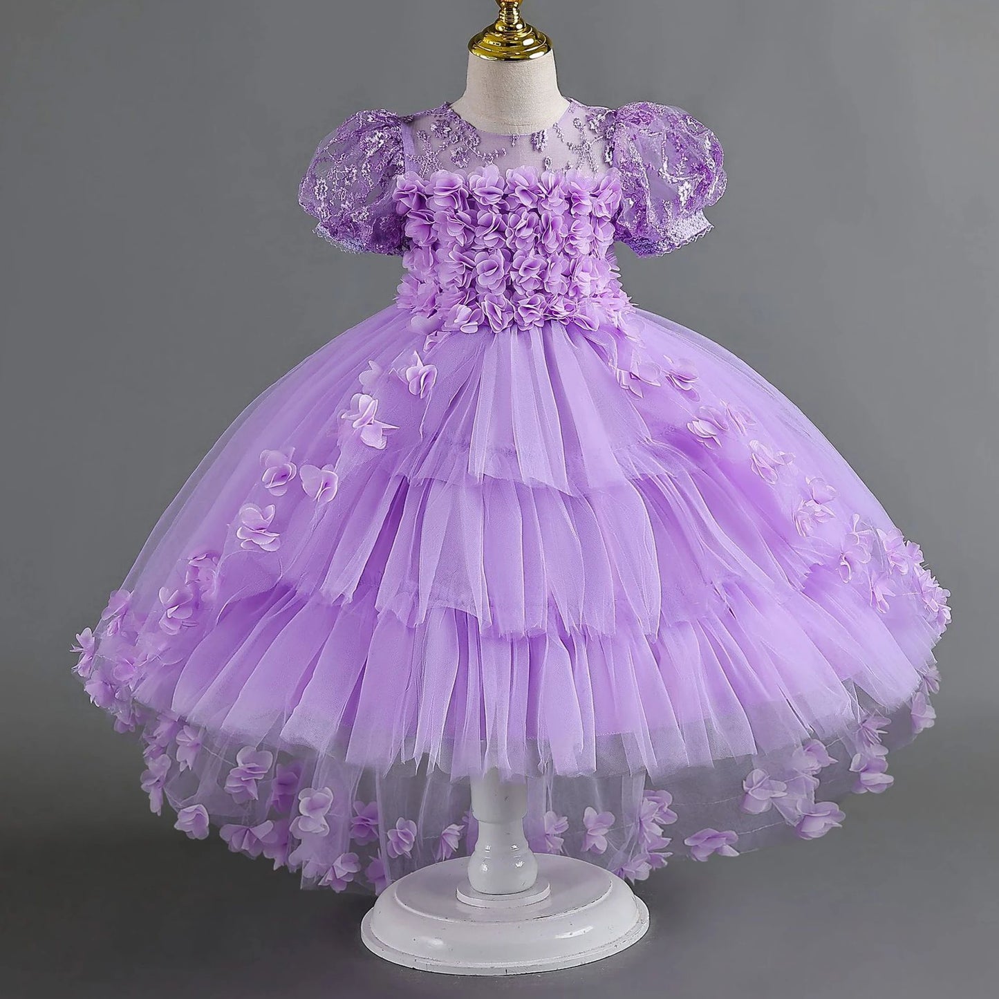 Girls Princess Party Dress – Elegant Wedding Outfit