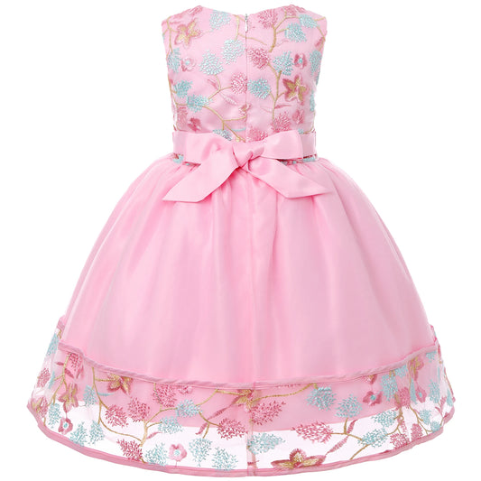 Girls’ Lace Flower Child Wedding & Party Dress