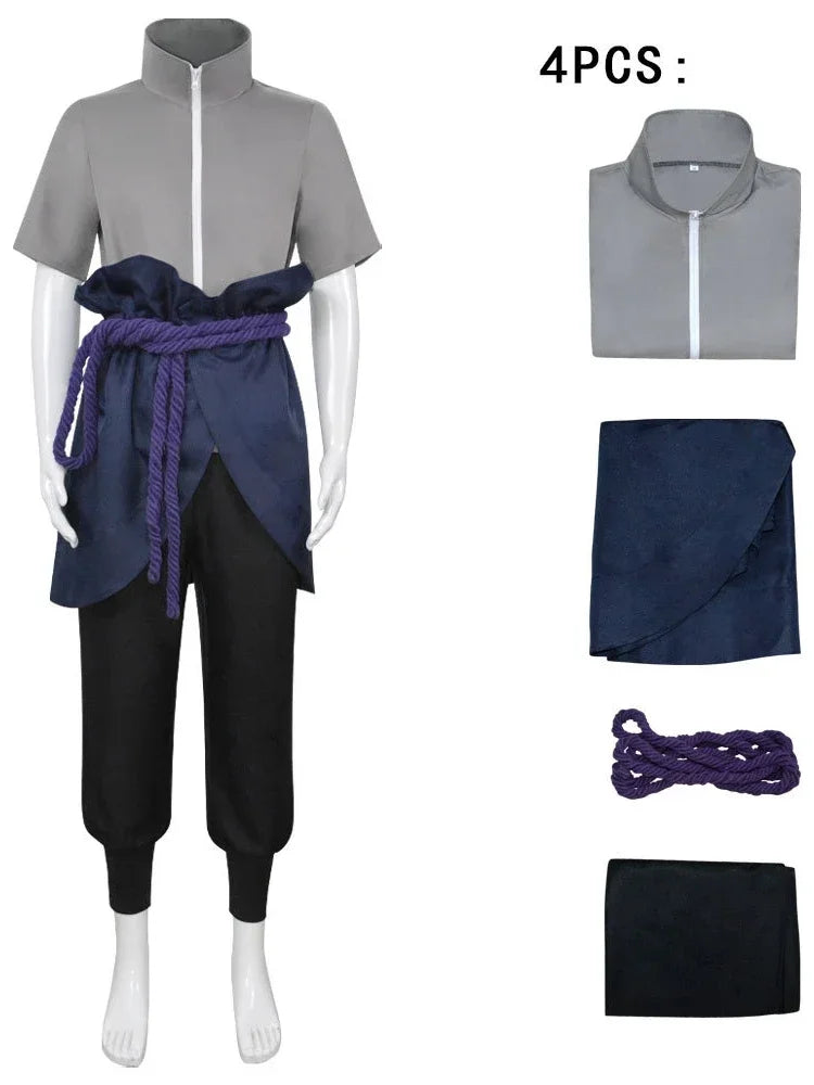 Step into the world of Naruto with this authentic Sasuke Hokage cosplay costume, designed for dedicated fans and cosplay experts
