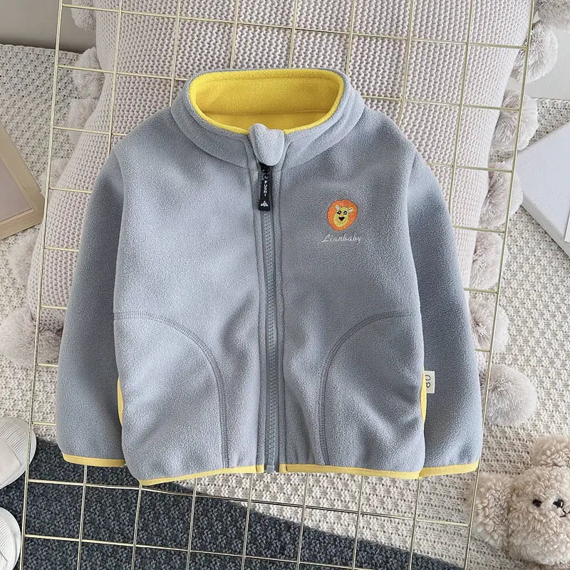 Baby Fleece Jacket – Cozy Hooded Outerwear for Kids