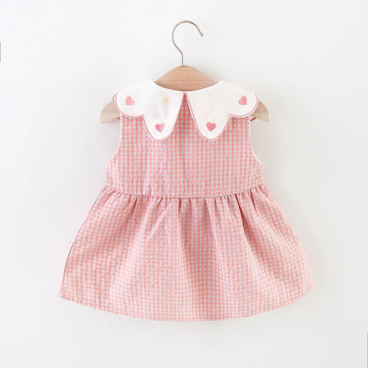 Infant Girls’ Plaid Tank Top Skirt + Crossbody Bag