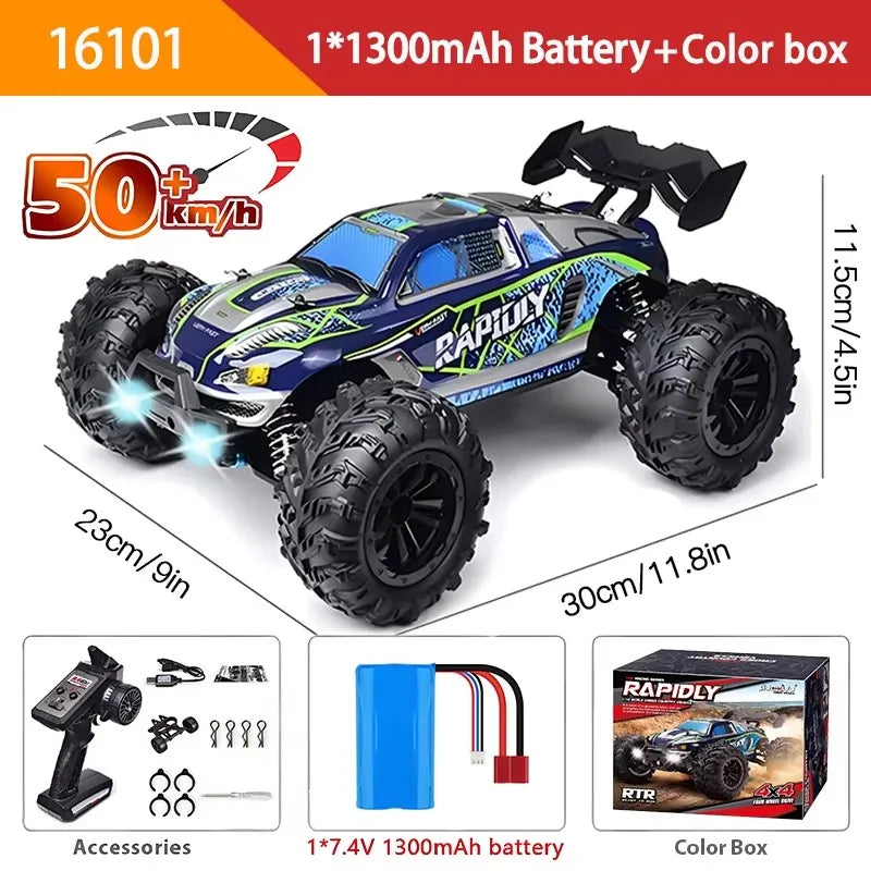1:16 4WD High-Speed RC Car – 70KM/H Monster Drift Truck
