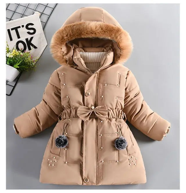 Kids’ Hooded Padded Coat – Thick & Cozy Winter Wear