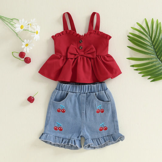 Cute Clothing Set for Girls 18M–6T