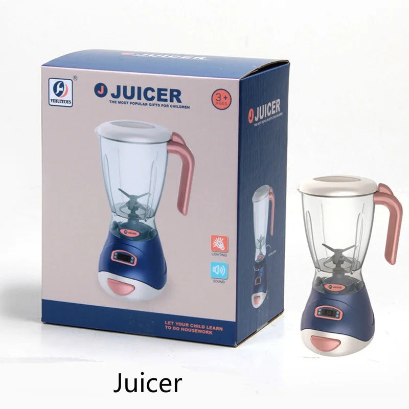 Pretend Kitchen Play Set – Electric Vacuum, Juicer, Washing Machine & More for Kids!