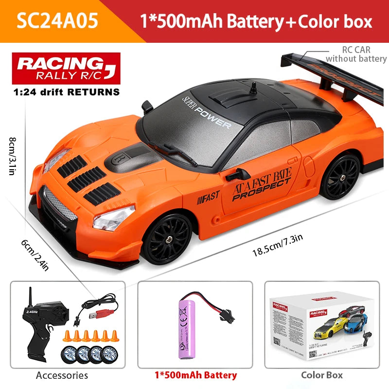 2.4G 4WD AE86/GTR RC Drift Car – High-Speed Racing Fun