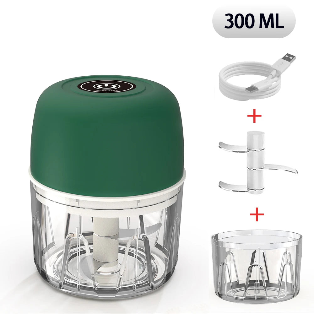 Mini Wireless Electric Food Chopper: Fast, Portable, Multifunctional