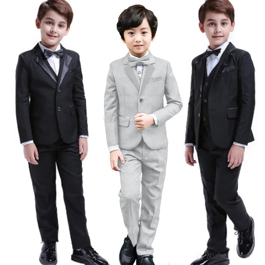 Stylish Boys’ Wedding Suit – Complete 6-Piece Party Outfit
