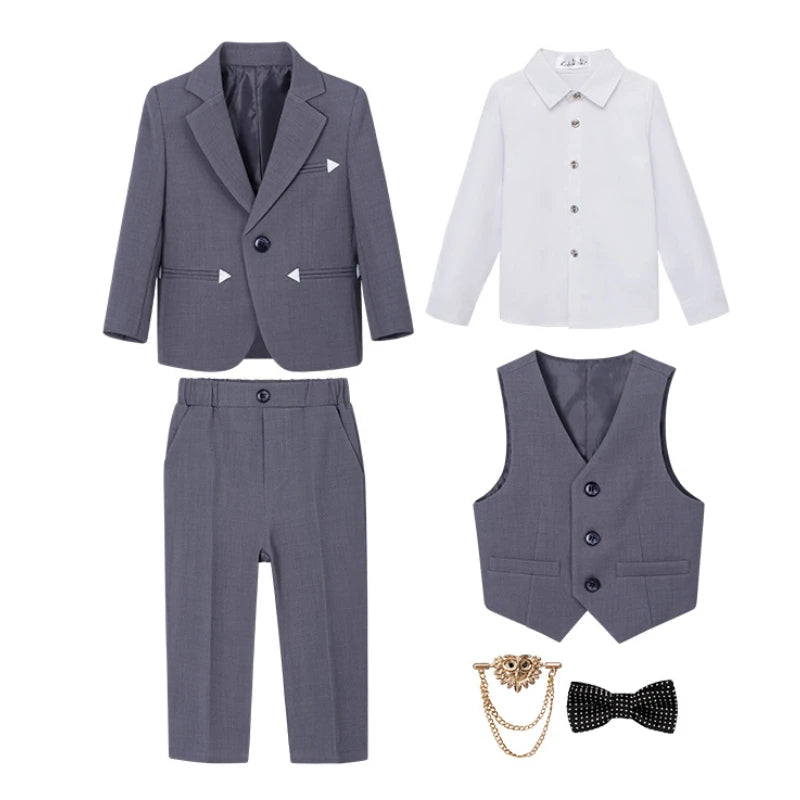 Little Gentleman Suit – Boys’ Formal Outfit for Wedding & Birthday