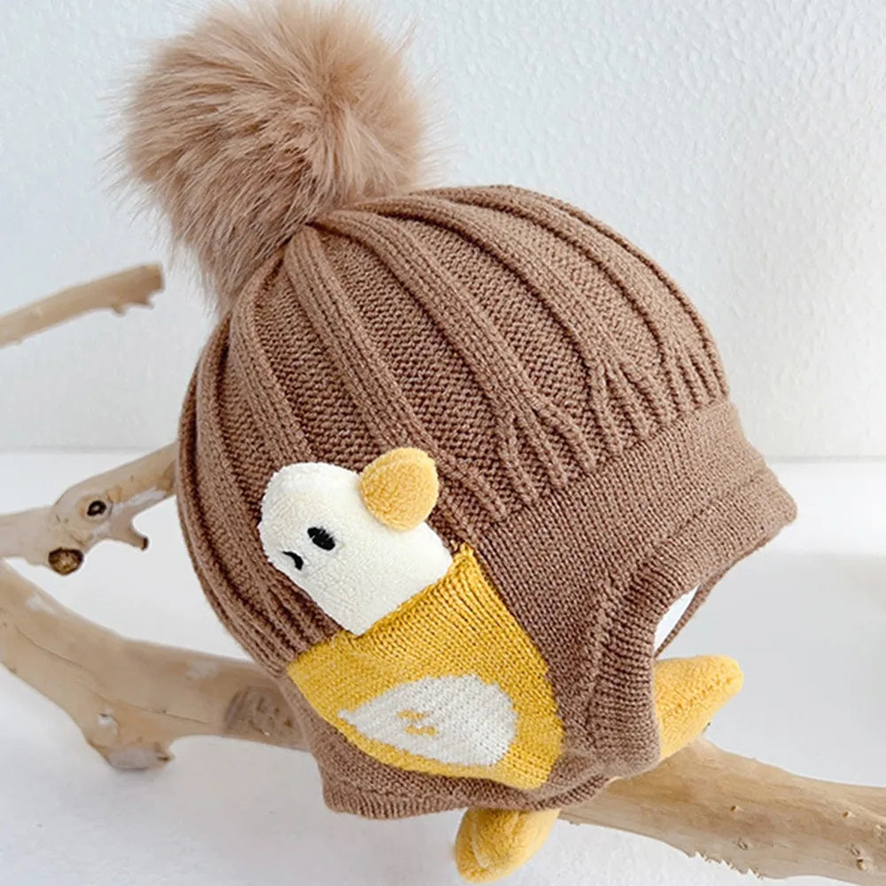Cartoon Duck Baby Hat – Winter Protection