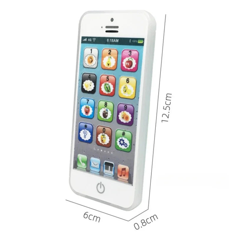 Children's Simulation Phone – Musical Educational Toy with Light & Sound