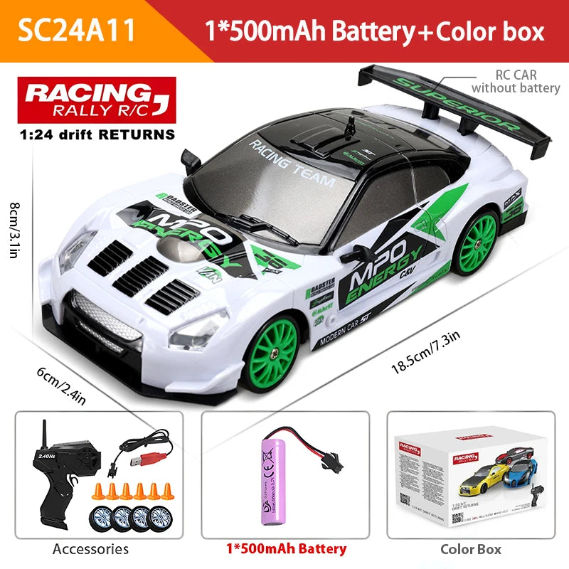 2.4G 4WD AE86/GTR RC Drift Car – High-Speed Racing Fun