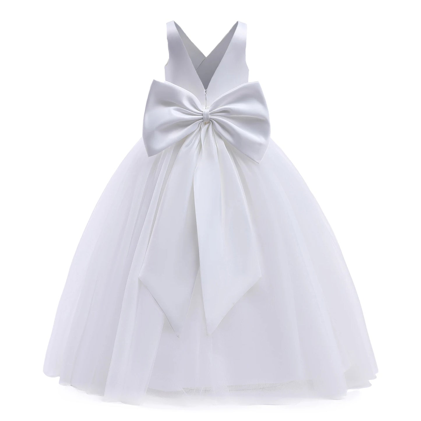 Elegant Girls Long Prom & Party Dress (5–14Y)