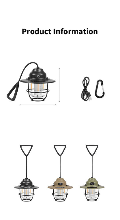 Camping Rechargeable Tent Lights