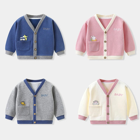 Warm Knit Sweater – Cute Bear Design Baby Jacket