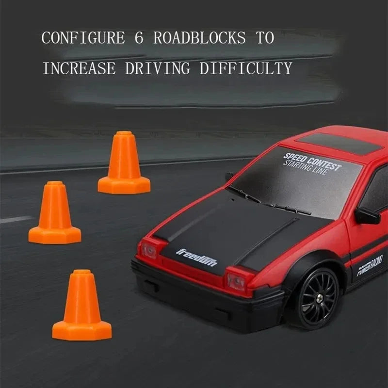 2.4G 4WD AE86/GTR RC Drift Car – High-Speed Racing Fun