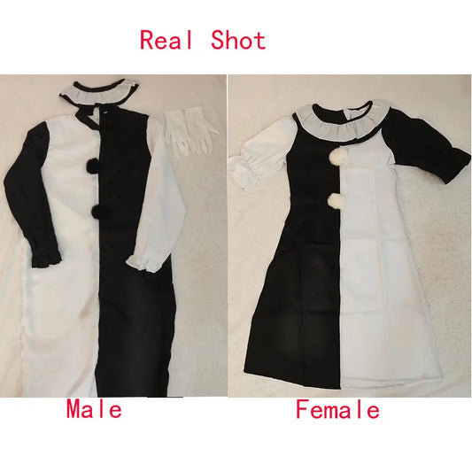 Unisex Terrifier Cosplay Costume – Killer Clown Jumpsuit for Halloween