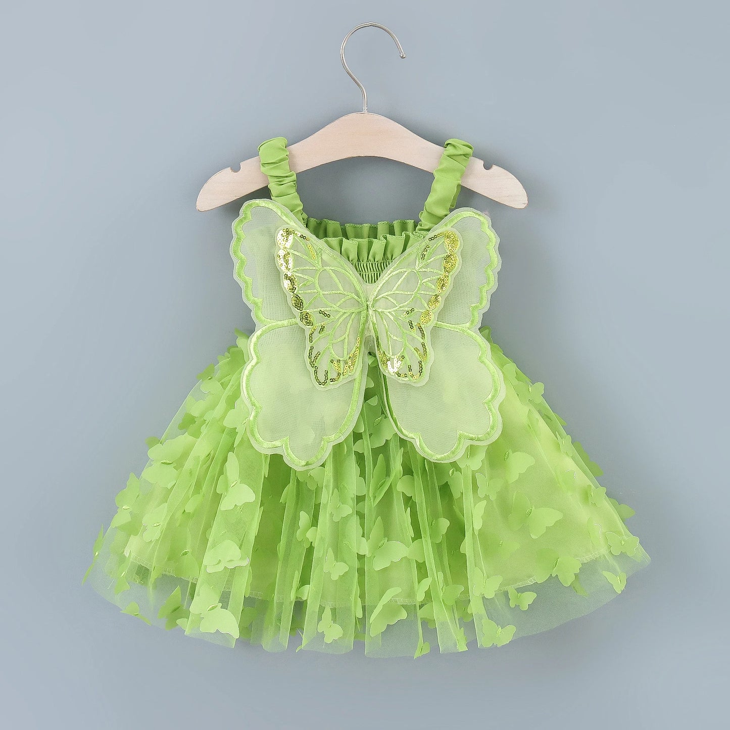 Toddler Girls’ Colorful Butterfly Party Outfit
