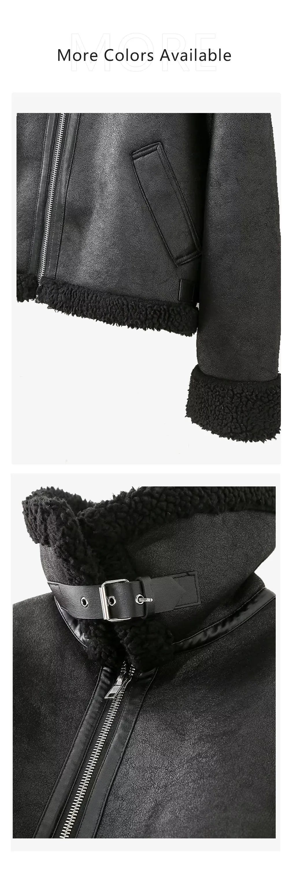 Double-Sided Biker Jacket – Long Sleeve & Collared