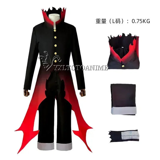 Ken Takakura Halloween Cosplay – Dandadan Party Anime Costume with Wig