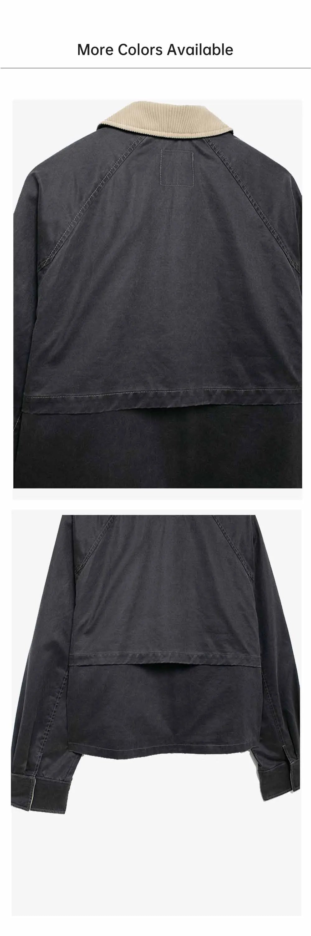 Chic Contrast Splice Jacket – Autumn/Winter 2025