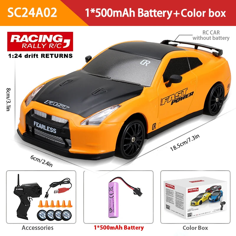 2.4G 4WD AE86/GTR RC Drift Car – High-Speed Racing Fun