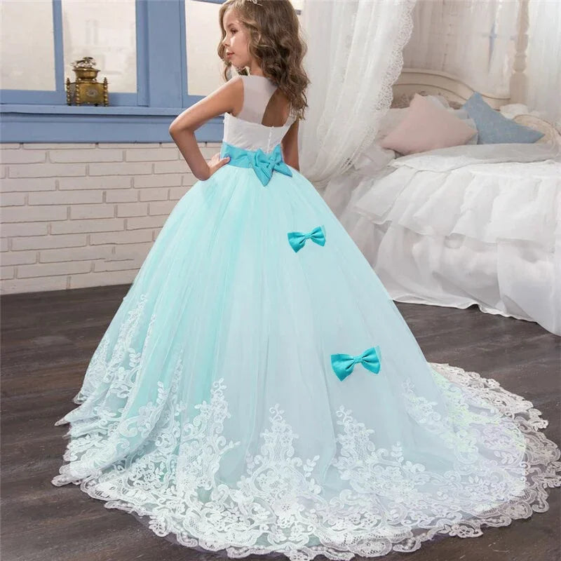 Princess Party Dress – Lace Formal Dress for Girls