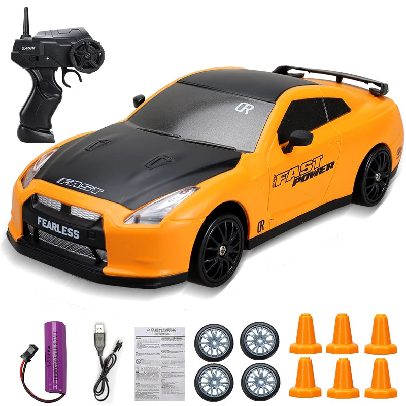 2.4G 4WD AE86/GTR RC Drift Car – High-Speed Racing Fun