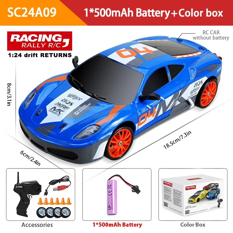 2.4G 4WD AE86/GTR RC Drift Car – High-Speed Racing Fun