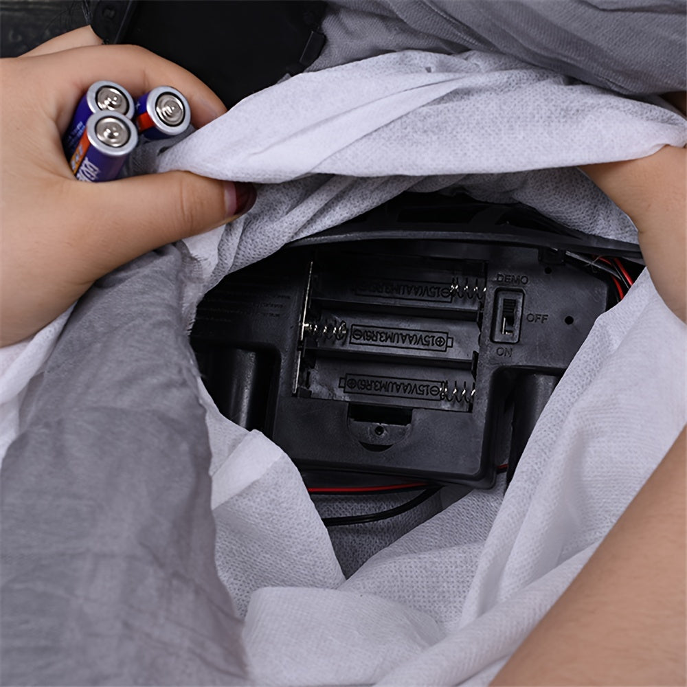 Outdoor Halloween Decor – Scary Hanging Lady with Glowing Eyes