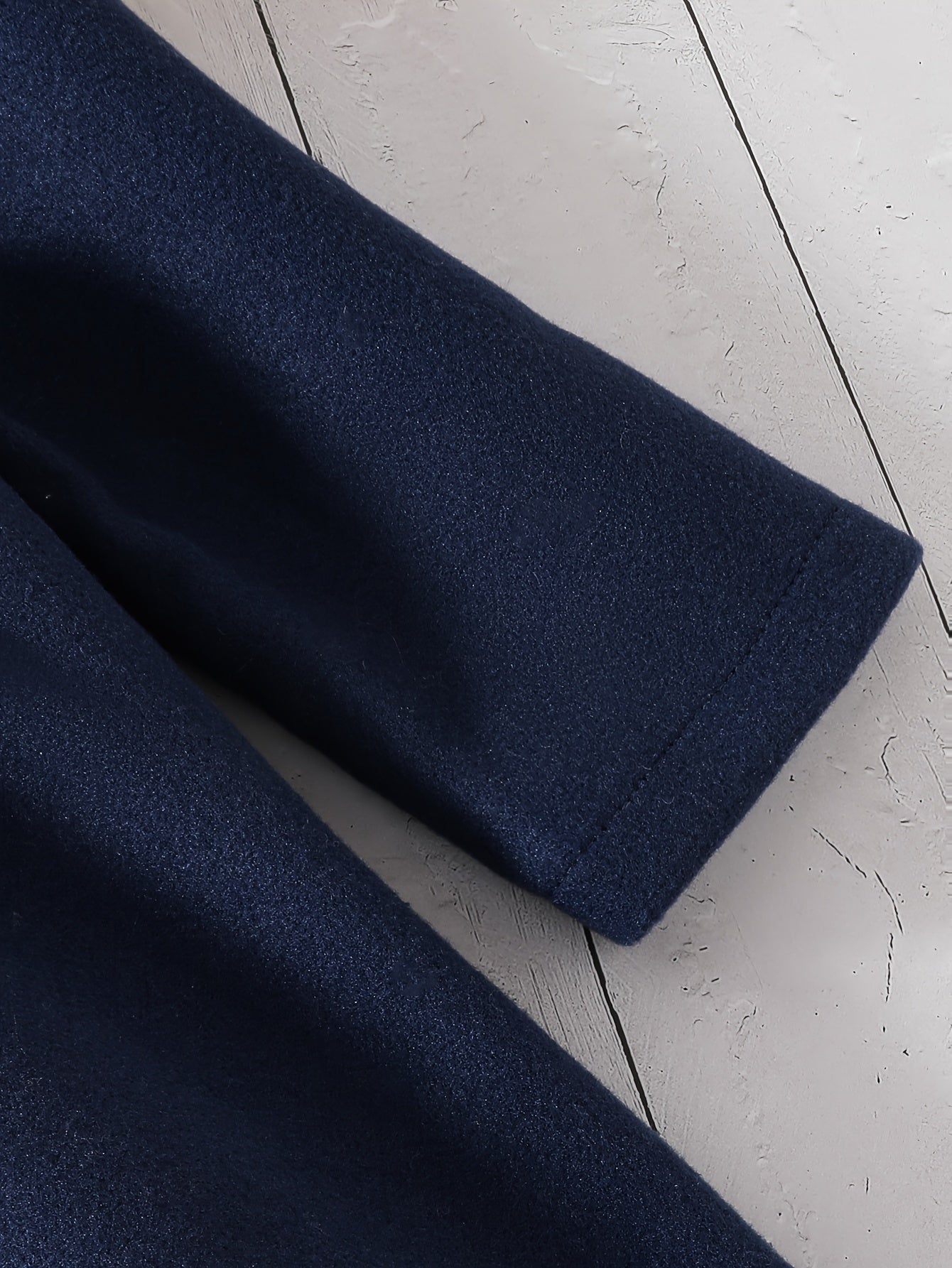 Charming Girls’ Coat – Bow Detail, Double-Breasted, Long Sleeve, Perfect for Fall & Winter