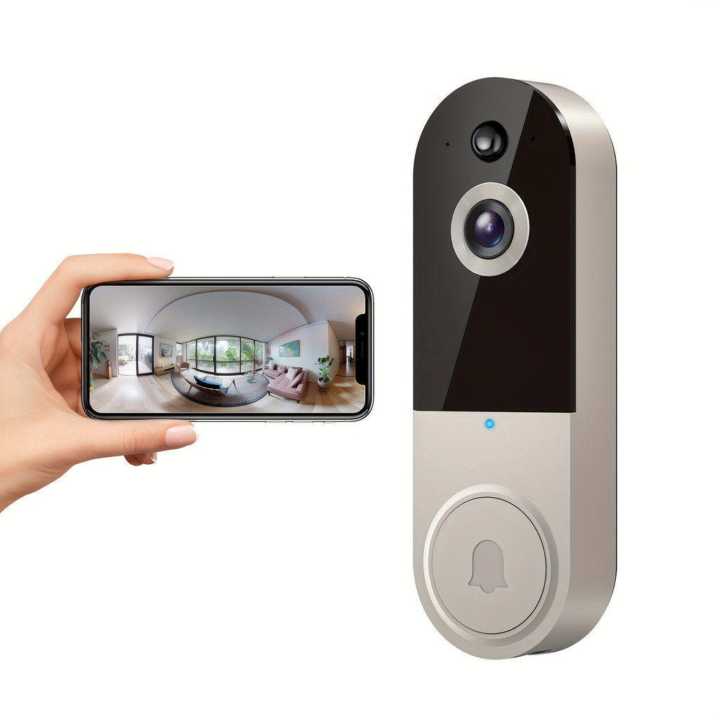 2K Wireless Video Doorbell Camera with AI Detection, Night Vision & 2-Way Audio - Ultra Shoppings