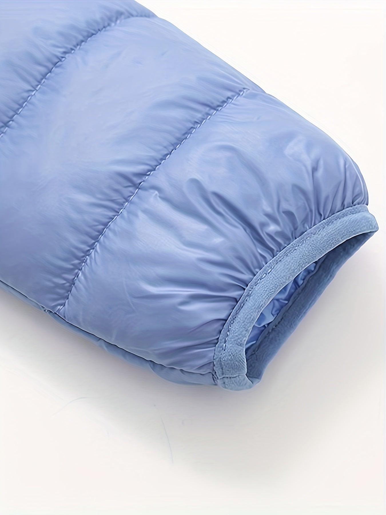 2025 New Lightweight Hooded Jacket – Black & Grey Color-Block, Polyester Lined Winter Coat