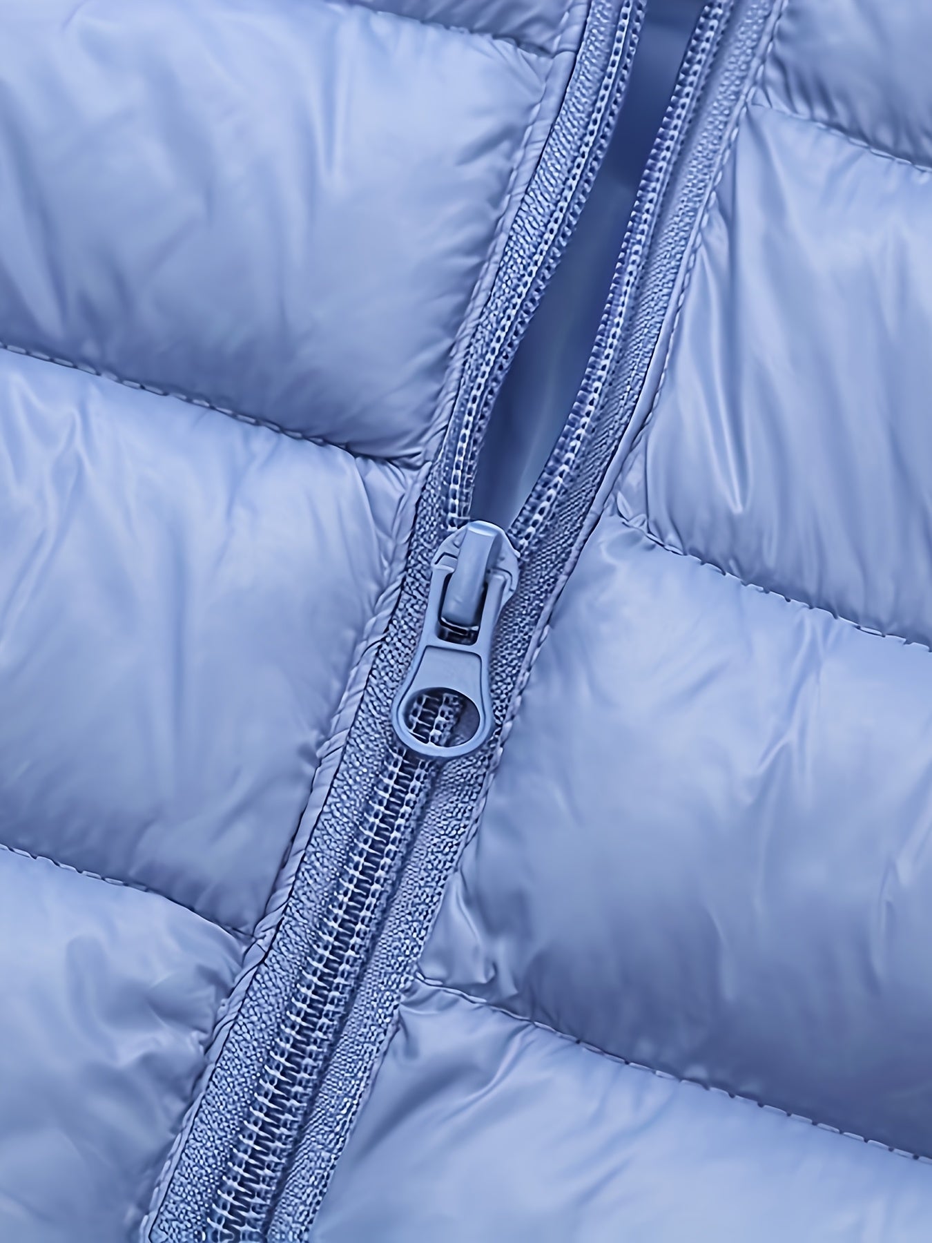 2025 New Lightweight Hooded Jacket – Black & Grey Color-Block, Polyester Lined Winter Coat